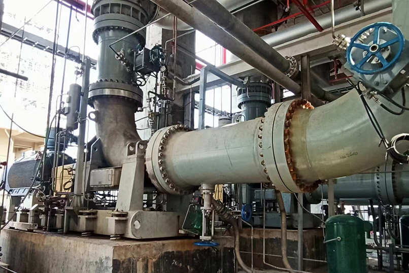 The world's largest, 2 x 600,000 tons PP unit axial flow pump